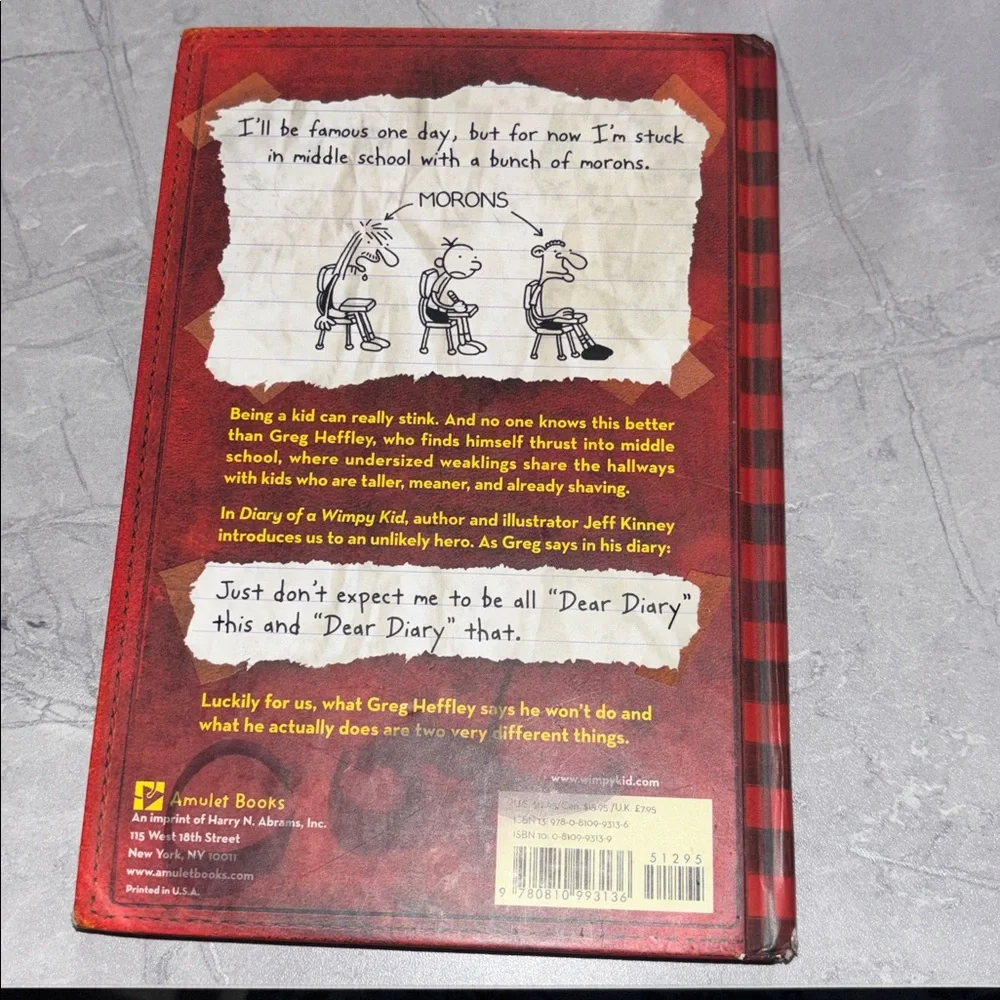 JEFF KINNEY “Diary of A Wimpy Kid - Greg Heffley’s Journal” Book - Picture 3 of 6